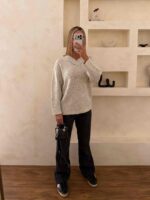 پلیور دونه برفی استخوانی - Image 2