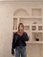 کاردیگن زارا سرمه ای - Image 3