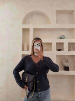 کاردیگن زارا سرمه ای