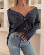 کاردیگن زارا سرمه ای - Image 2