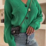 کاردیگن سبز زمردی روشن givingz