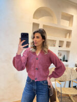 کاردیگن سرخابی تمشکی givingz - Image 3