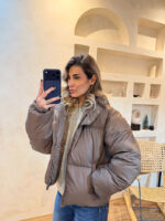 کاپشن وارداتی قهوه ای - Image 4