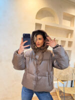 کاپشن وارداتی قهوه ای - Image 2