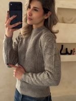 پلیور ZARA خاکی - Image 2