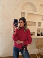 پلیور موهر آلبالویی - Image 2