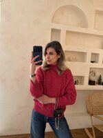 پلیور موهر آلبالویی - Image 2