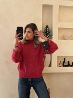 پلیور موهر آلبالویی