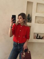 کاردیگن ZARA قرمز chili pepper - Image 3