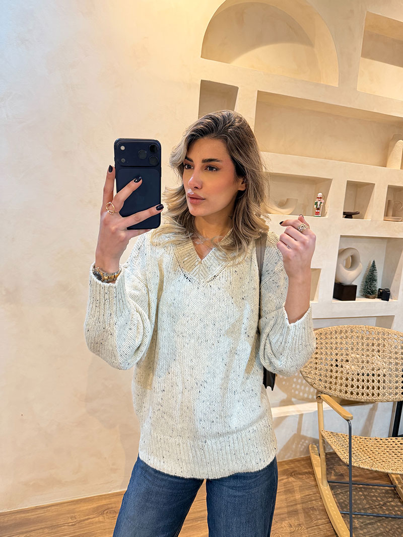 دونه برفی (1) پلیور دونه برفی استخوانی - Image 1