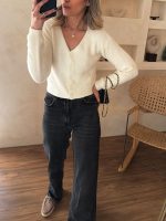 کاردیگن ZARA سفید