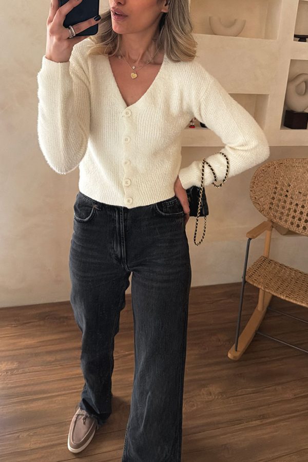 کاردیگن ZARA سفید