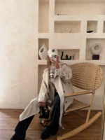 ترنچ کت کلاسیک بلند استخوانی 2 - Image 2