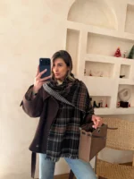 بیگ اسکارف پیچازی دو رو مشکی