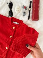 کاردیگن ZARA قرمز chili pepper - Image 4