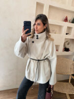 پالتو COCO سفید استخوانی - Image 6