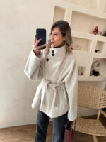 پالتو COCO سفید استخوانی