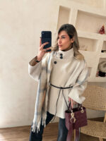 پالتو COCO سفید استخوانی - Image 2