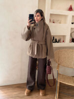 پالتو COCO نسکافه ای - Image 5