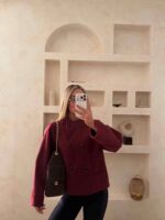 پالتو LIBREA زرشکی - Image 4