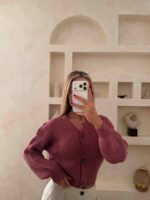 کاردیگن سرخابی تمشکی givingz