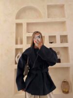 پالتو COCO سرمه ای - Image 8