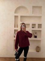 پالتو LIBREA زرشکی - Image 5