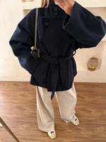 پالتو COCO سرمه ای - Image 2