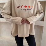 تیشرت  آستین بلند طرح پاییزه 2