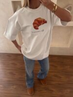 تیشرت  آستین کوتاه کروسان - Image 3