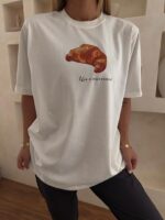 تیشرت  آستین کوتاه کروسان