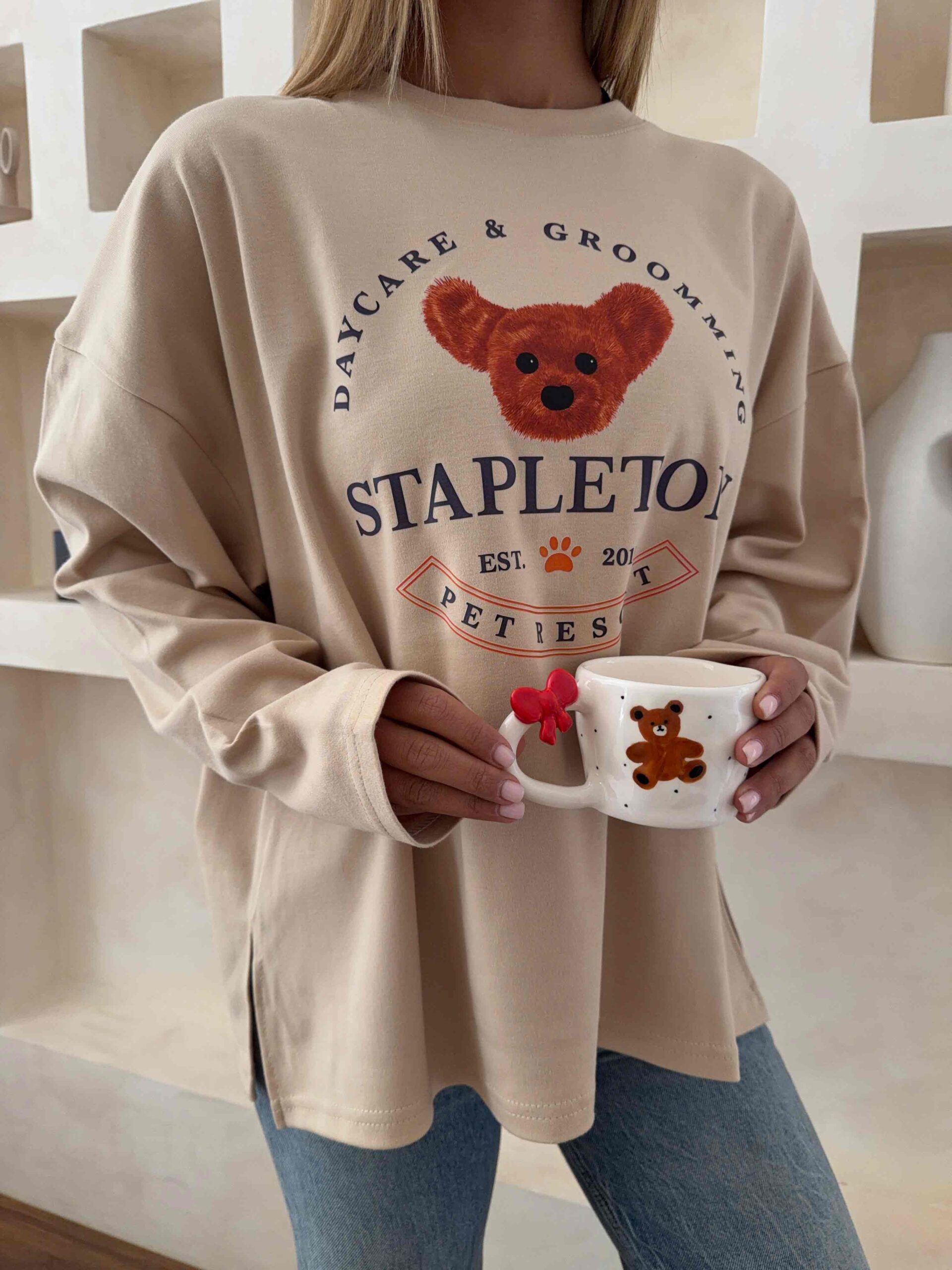 5 تیشرت آستین بلند تدی - Image 1