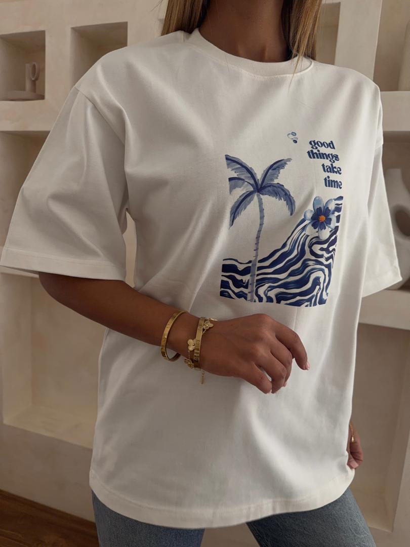 6 (2) تیشرت آستین کوتاه GOOD THINGS - Image 1