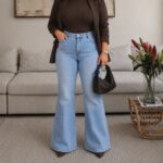 شلوار جین Flared Jeans برند  GRAB – رنگ آبی روشن