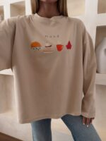 تیشرت آستین بلند طرح پاییزه - Image 2