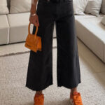 ZARA | Cropped Relaxed Straight