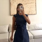 پیراهن Bold Ray Mini برند ZARA رنگ Navy/Blue