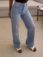 KIABI | High-Waist Straight-Leg Jeans - Image 4