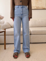 KIABI | High-Waist Straight-Leg Jeans