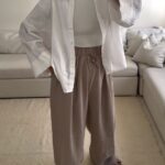 شومیز RELAXED LINEN 100% MANGO رنگ سفید