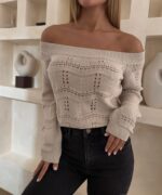 پلیور کرم خاکی only life