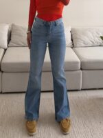 شلوار جین Flared Jeans برند  GRAB – رنگ آبی روشن