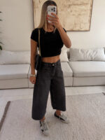 ZARA | Cropped Relaxed Straight - Image 3