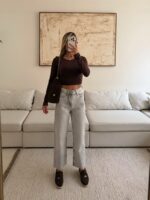 Zurich Grey -Cropped Straight | breshka