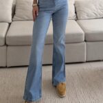 شلوار جین Flared Jeans برند  GRAB – رنگ آبی روشن