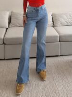 شلوار جین Flared Jeans برند  GRAB – رنگ آبی روشن