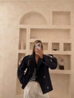 پالتو مادام سرمه ایی - Image 5