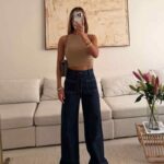 شلوار واید لگ ANKO دو جیب جلو – رنگ سرمه‌ای (Navy)