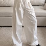 Zara | Ivory White Wide-Leg Tailored