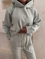 ست هودی و شلوار پاستلی - Image 5